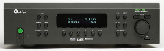 Outlaw Audio Model 950 Preamp Processor and 7100 Amplifier