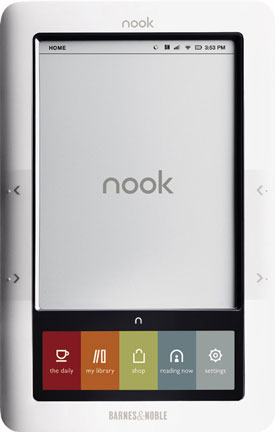 Barnes and Noble Nook e-Book Reader