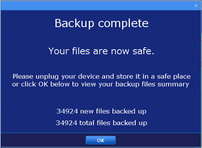 ClickFree HD701 Automatic Backup Software and 120 GB USB Hard Drive