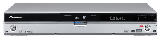 Pioneer DVR-640H-S DVD Recorder with HDD