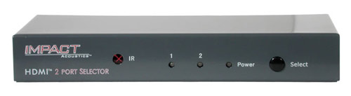 Impact Acoustics Two-Port HDMI Selector Switch