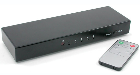 Impact Acoustics 5-Port HDMI Selector Switch