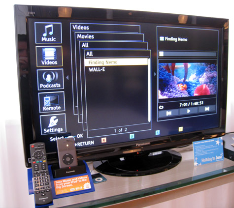 Panasonic’s iPod-Ready HDTVs Bring Your Music and Movies to the Big(ger) Screen