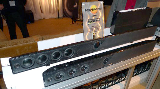 Polk CHT500 Single Channel Speaker at CES 2011