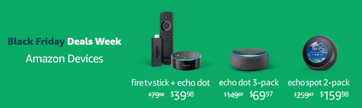 Amazon’s Black Friday Device Deals Are Live: Echo and Dot and Show, Oh My!